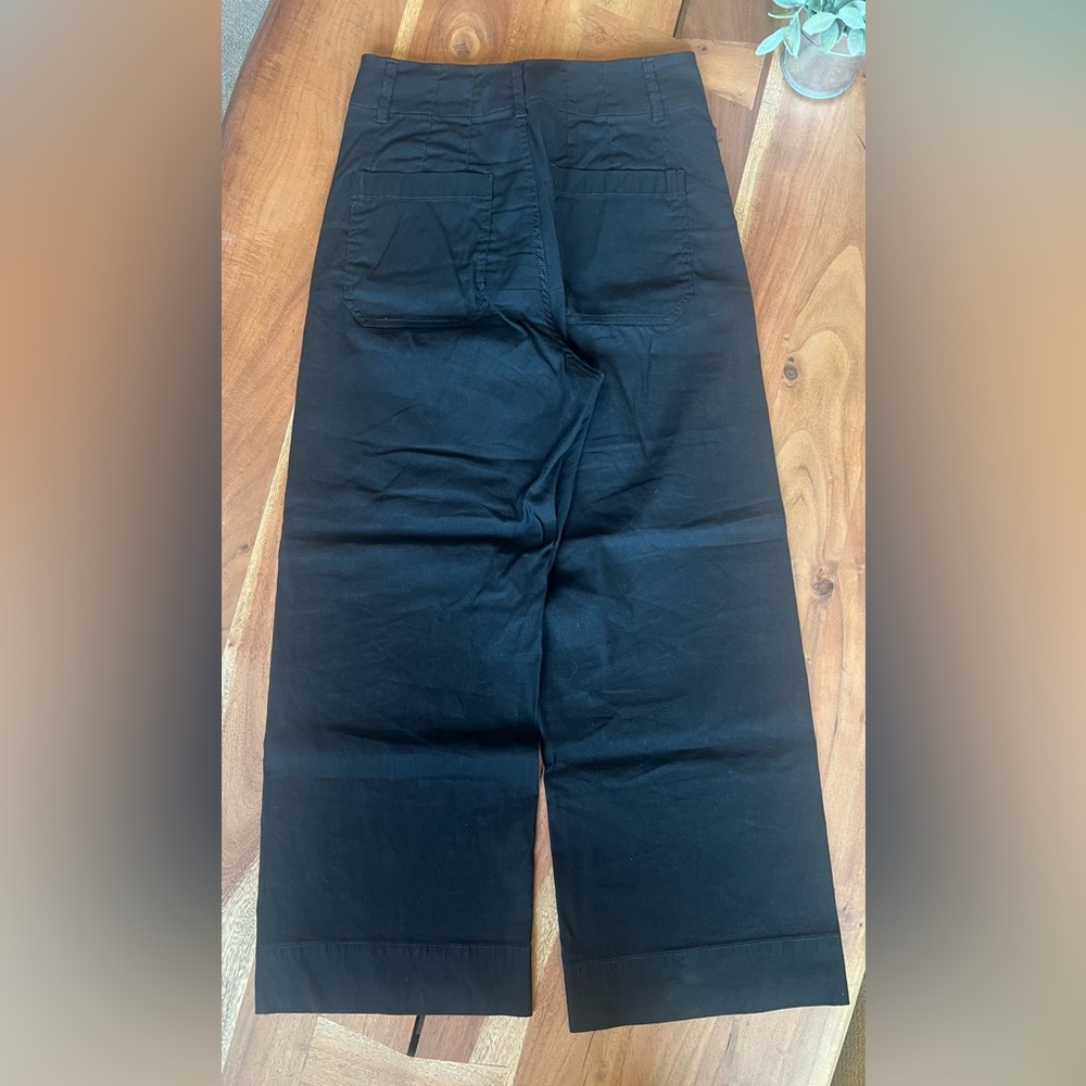 Maeve Collete Crop Wide Leg Trousers Anthropologie - Picture 3 of 3